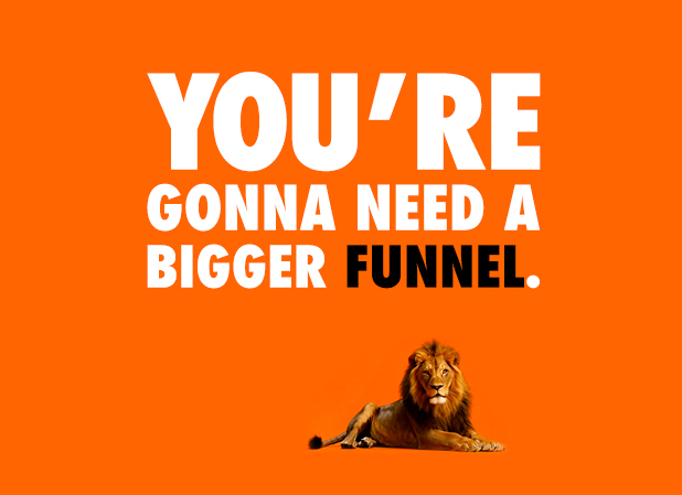 Head Lion Funnel for startups header