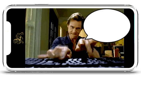 HEAD LION JIM CARREY GIF