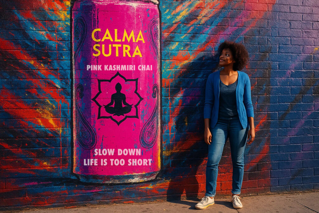 calma packaging wall copy